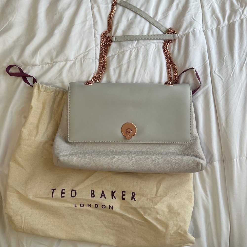Ted Baker Millie Shoulder/Crossbody Bag in Light Grey